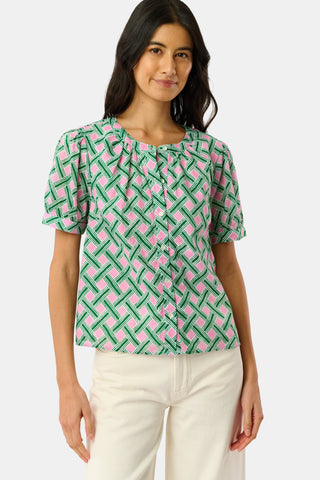 Roller Rabbit Pink Liana Dorian Top