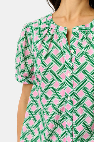 Roller Rabbit Pink Liana Dorian Top