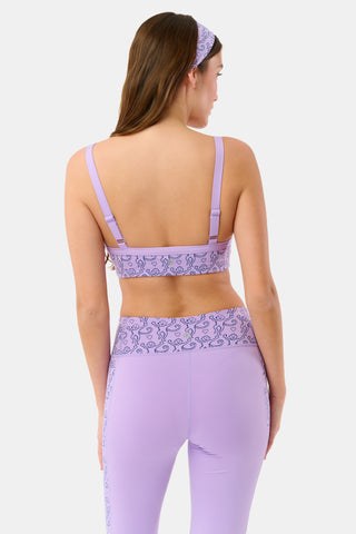 Roller Rabbit Lavender Monkey Keeley Sports Bra