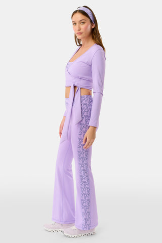 Roller Rabbit Lavender Morgan Wrap Top