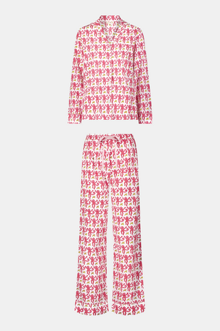 Roller Rabbit Pink Monkey Loungewear