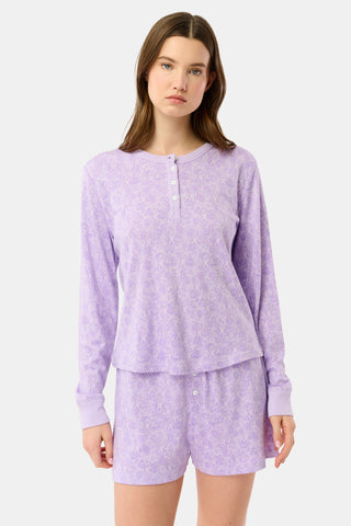 Roller Rabbit Lavender Monkey Floral Savannah Shortie