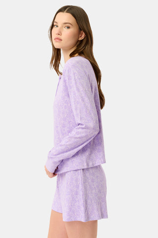 Roller Rabbit Lavender Monkey Floral Savannah Shortie