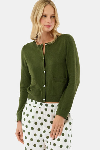 Roller Rabbit Olive Laine Cardigan