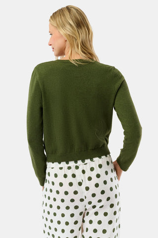 Roller Rabbit Olive Laine Cardigan