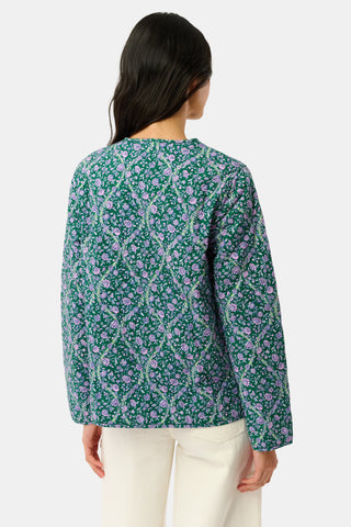 Roller Rabbit Olive Suzie Floral Ribbon Sadie Jacket