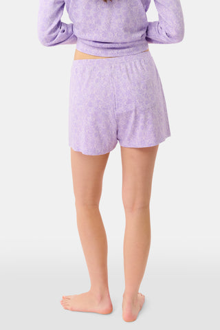 Roller Rabbit Lavender Monkey Floral Savannah Shortie