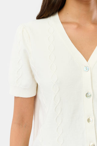 Roller Rabbit White Maureen Cardigan