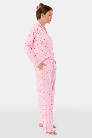 Roller Rabbit Pink Jemina Hearts Kate Lounge Set