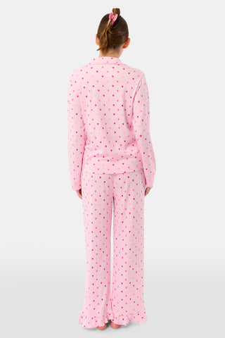 Roller Rabbit Pink Jemina Hearts Kate Lounge Set