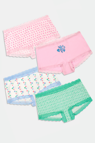 Icons Boyshort 4 Pack