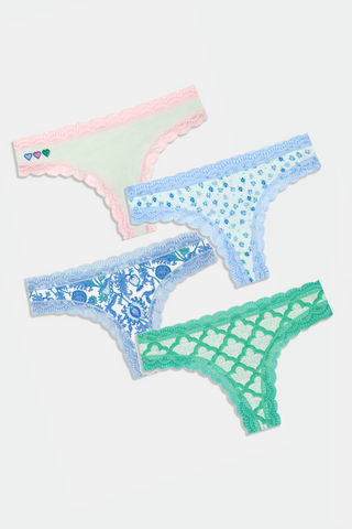 Classic Core Thong 4 Pack