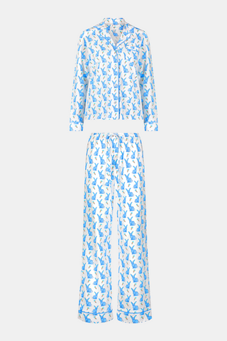 Romy Rabbit Long Sleeve Polo Pajamas