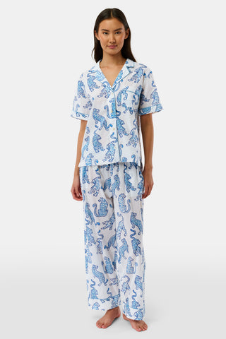 Roller Rabbit Blue Wild Tigers Liza Set