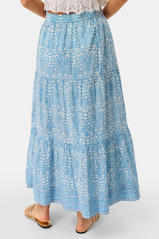 Roller Rabbit Blue Capi Geo Carlisa Skirt