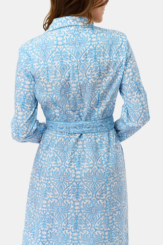 Roller Rabbit Blue Capi Geo Belted Darla Dress