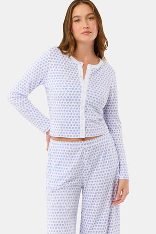 Roller Rabbit Lavender Pop Stars Nessa Cardigan