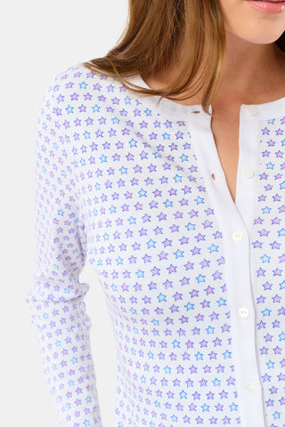 Roller Rabbit Lavender Pop Stars Nessa Cardigan