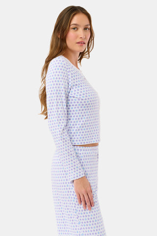 Roller Rabbit Lavender Pop Stars Nessa Cardigan