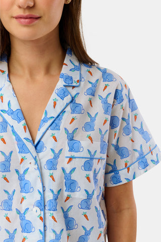 Roller Rabbit Blue Romy Rabbit Livy Set