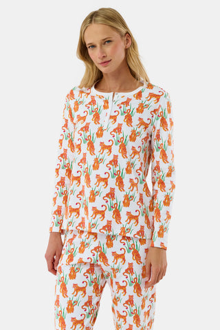 Roller Rabbit Orange Teddy Tiger Pajamas