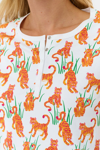 Roller Rabbit Orange Teddy Tiger Pajamas