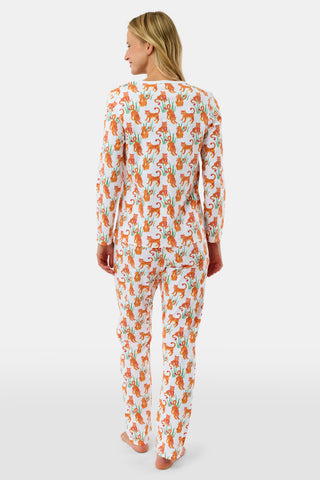 Roller Rabbit Orange Teddy Tiger Pajamas