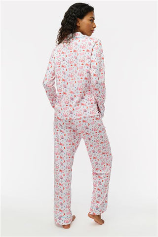 Piggy Up Long Sleeve Polo Pajamas