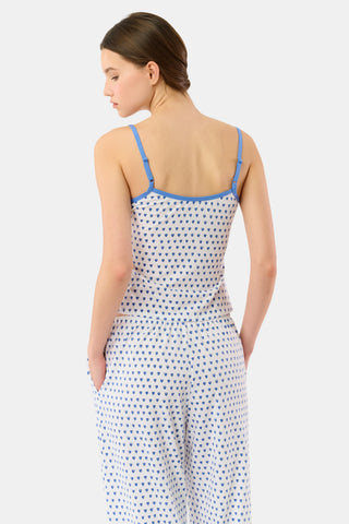 Roller Rabbit Blue Hearts Clarkson Cami