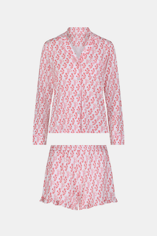 Roller Rabbit Red Rosa Ditsy Monkey Hayden Pajamas