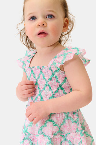 Roller Rabbit Aqua Kids Jemina Ceri Dress