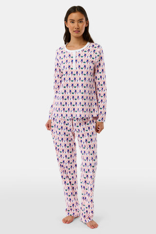 Roller Rabbit Blue Gators Lovely Monkey Pajamas