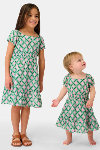 Roller Rabbit Pink Kids Liana Arna Dress