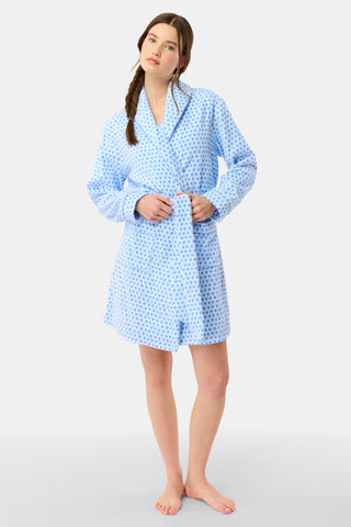 Roller Rabbit Blue Lovely Stripe Max Robe