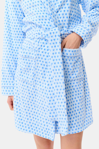 Roller Rabbit Blue Lovely Stripe Max Robe