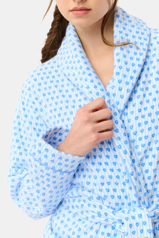 Roller Rabbit Blue Lovely Stripe Max Robe