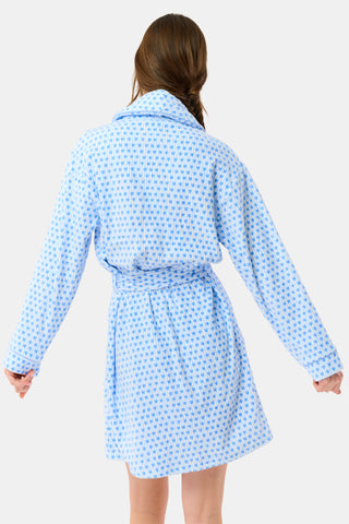 Roller Rabbit Blue Lovely Stripe Max Robe