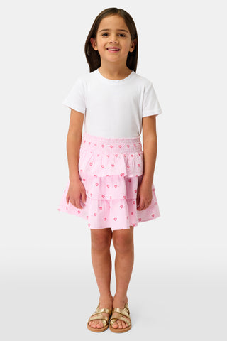 Roller Rabbit Pink Kids Mini Hearts Sami Skirt