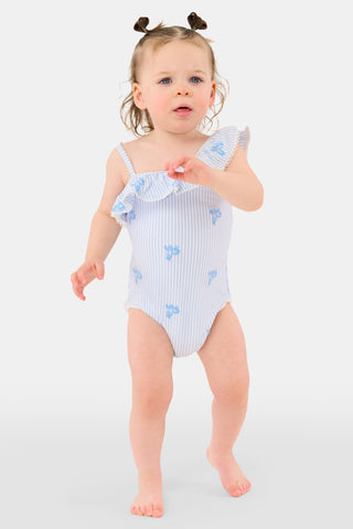 Roller Rabbit Blue Kids Mini Monkey Tula One Piece