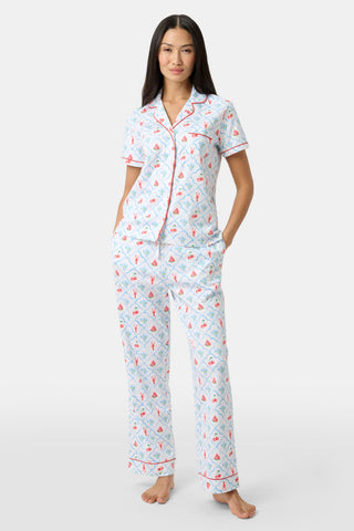 Roller Rabbit Blue 4th of Jemina Fiora Pajamas