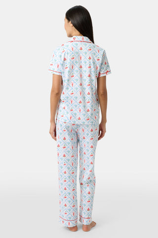 Roller Rabbit Blue 4th of Jemina Fiora Pajamas