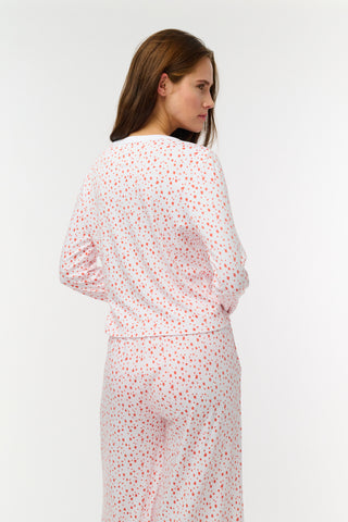 Roller Rabbit Orange Étoiles Nessa Cardigan