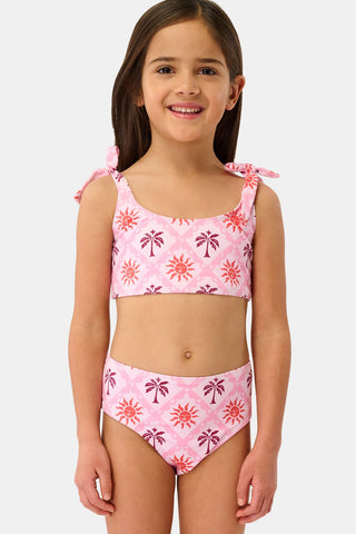 Roller Rabbit Pink Kids Sunny Days Cora Bikini