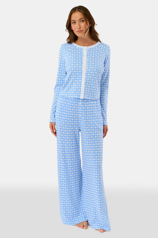 Roller Rabbit Blue Gingham Hearts Boden Pant