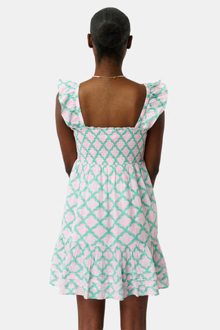 Roller Rabbit Aqua Jemina Drew Dress