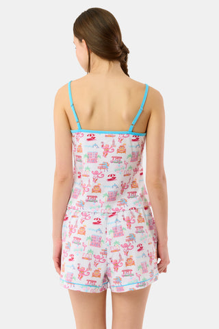 Roller Rabbit Pink Miami Monkey Mischa Set