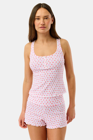 Roller Rabbit Coral Stars Astor Henley Tank