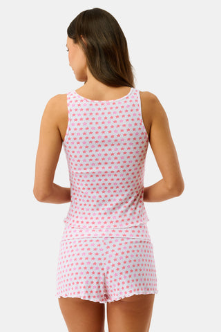 Roller Rabbit Coral Stars Astor Henley Tank