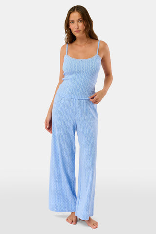 Roller Rabbit Blue Tonal Hearts Vine Monroe Pant