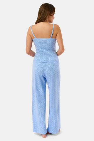 Roller Rabbit Blue Tonal Hearts Vine Monroe Pant